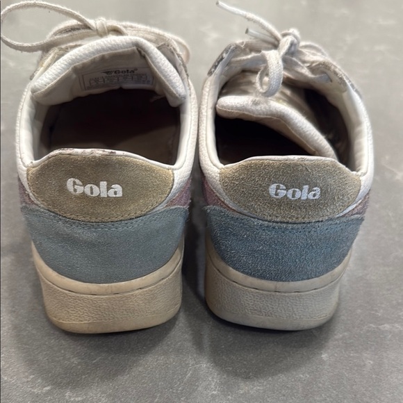 Gola White and Gray Athletic Shoes - Picture 5 of 8